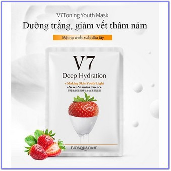 Mặt Nạ Giấy, Mặt Nạ V7 Dưỡng Da, Cấp Ẩm Toning Youth Mask nội địa Trung Bioaqua | BigBuy360 - bigbuy360.vn