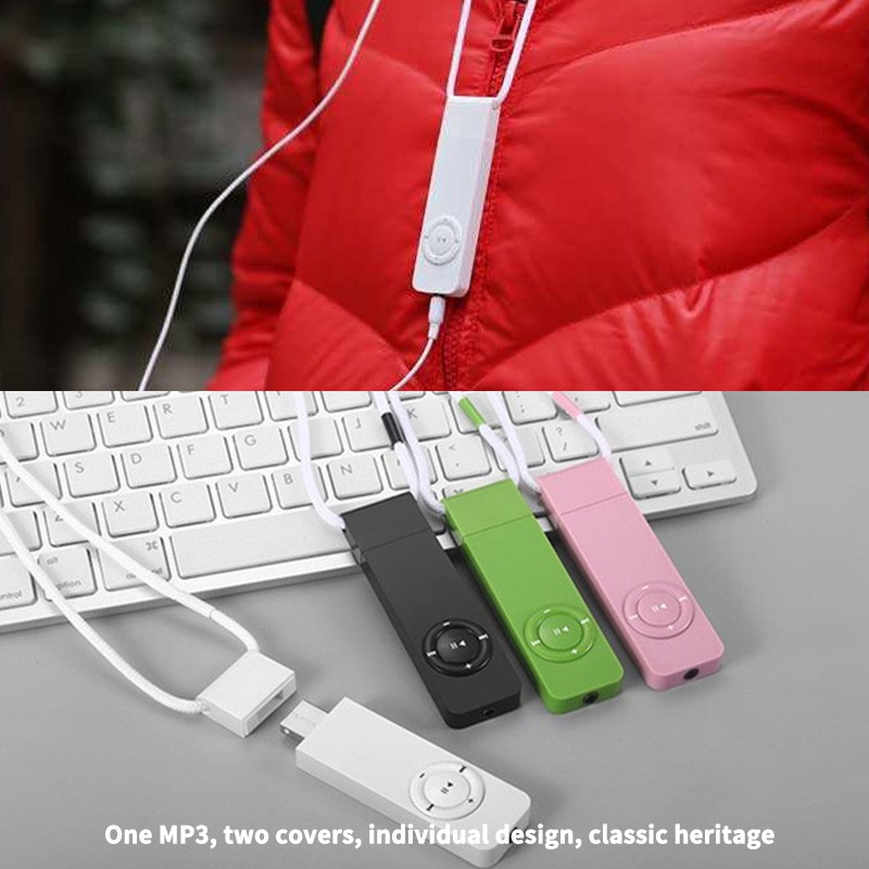 Máy Nghe Nhạc Mp3 Hỗ Trợ Đọc Thẻ Nhớ Mini Cắm Usb Tiện Dụng