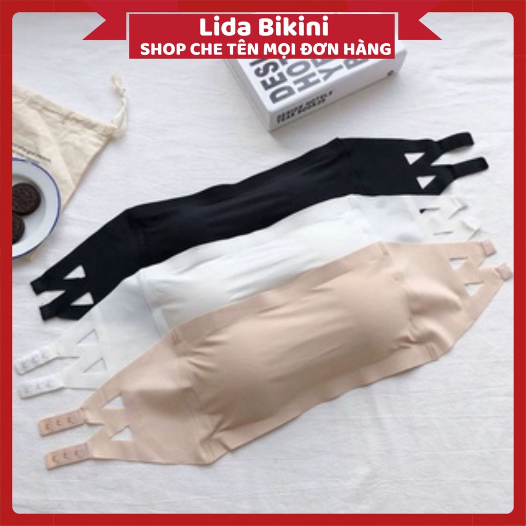 Áo Bra Nữ - Áo Ngực Nữ Đúc Su Hở Lưng Không Dây Không Gọng Nâng Ngực Gợi Cảm Sexy Dan Store Mã 260