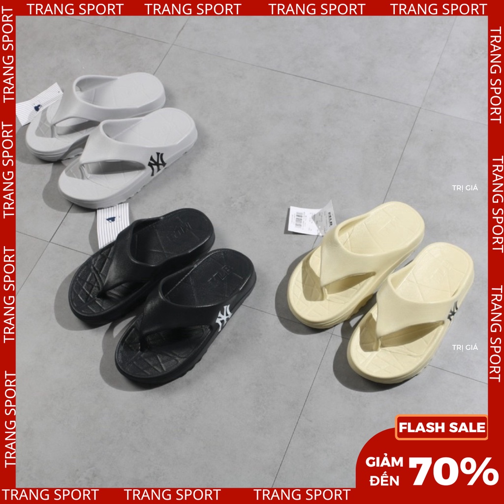 Dép đúc 𝗠𝗟𝗕 𝗡𝗬 cao su xỏ ngón thời trang TẶNG HỘP