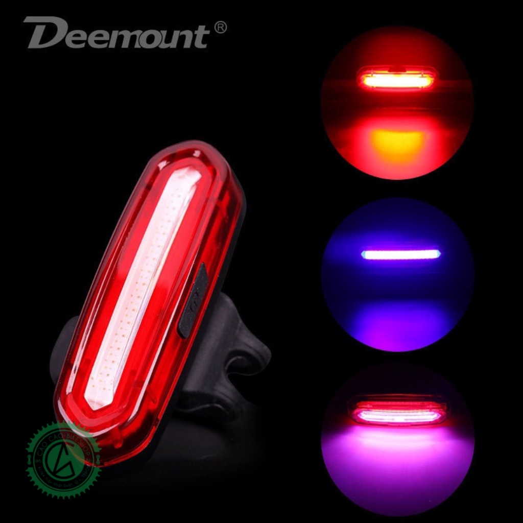 ĐÈN ĐUÔI XE ĐẠP 3 MÀU NQY-096 CHÍNH HÃNG CHỐNG NƯỚC_CàoCàoBikeShop