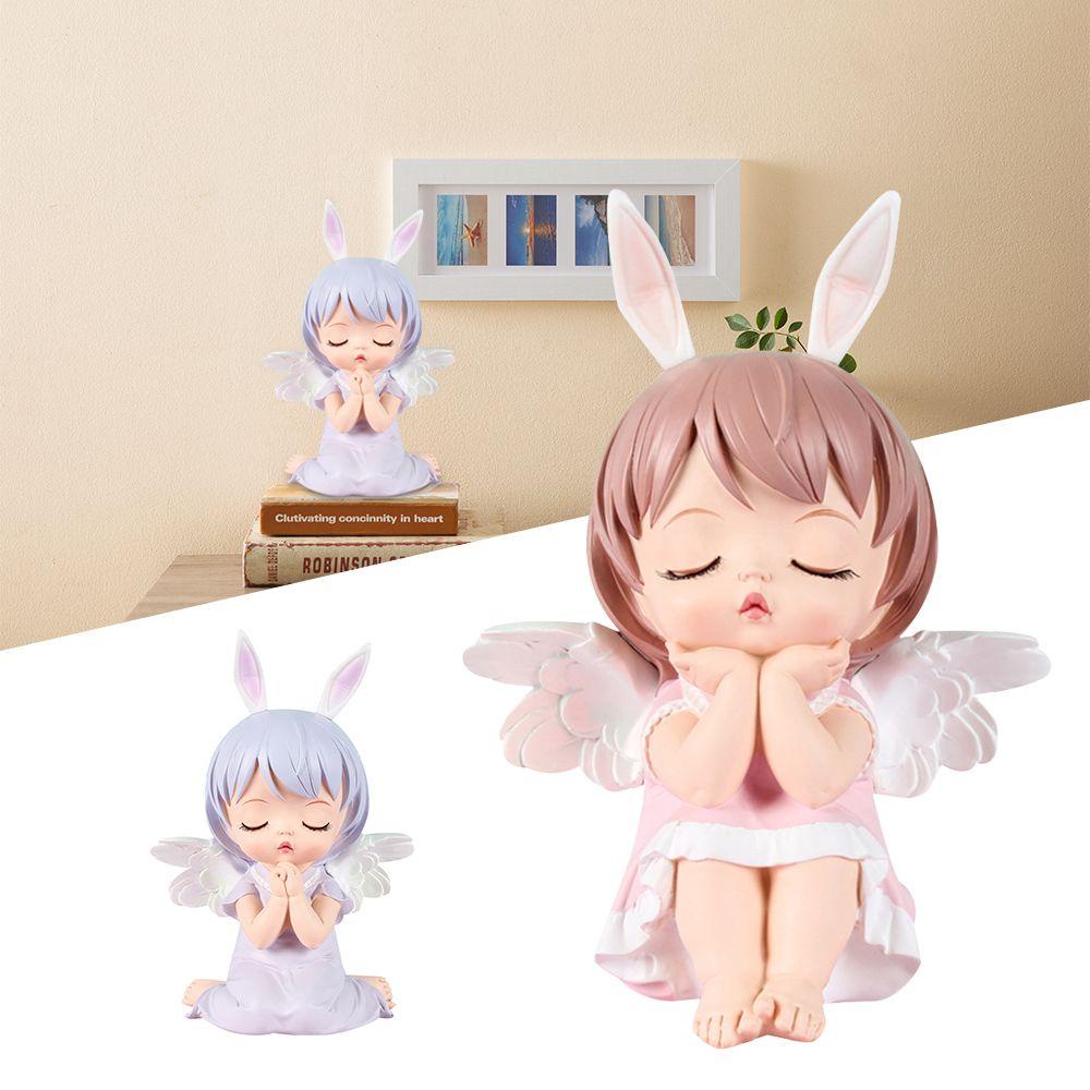 Đồ trang trí 24 Bức Tượng Thiên Thần Dùng Trang Trí Vườn Cây Tiện Dụng