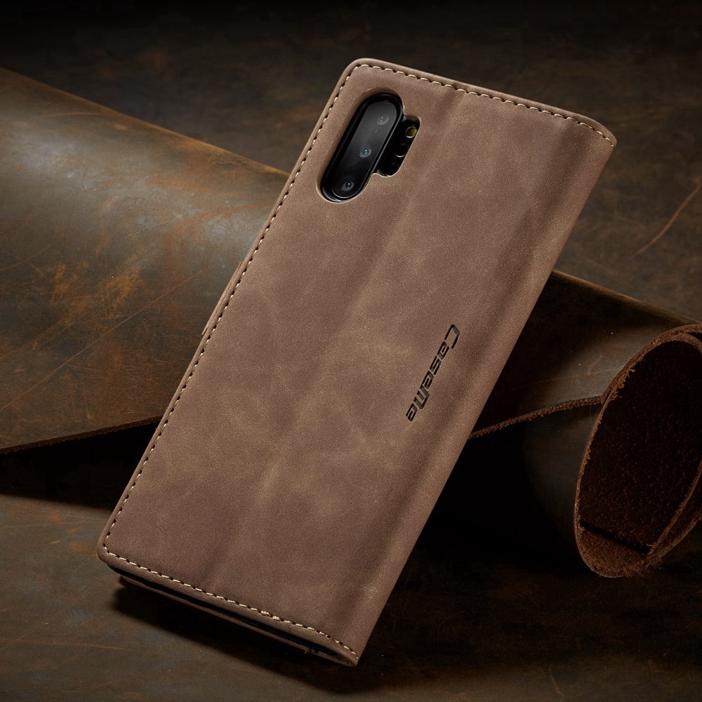 Bao da điện thoại da PU TPU mềm nắp gập có ngăn đựng thẻ cho SAMSUNG GALAXY NOTE 10 PLUS / Note10