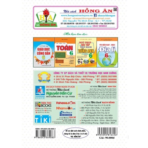 SÁCH - Phân loại &amp; phương pháp giải nhanh toán 6/1 (90.000) - HAB