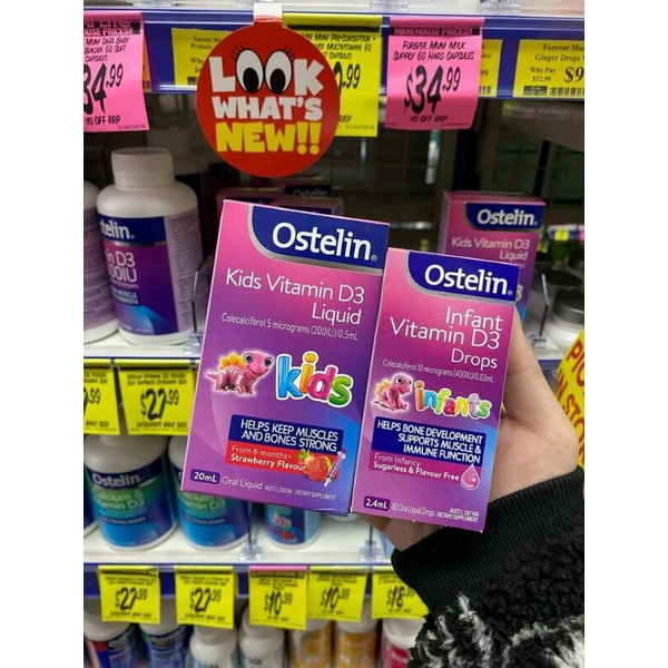 Vitamin's D3 ostelin drop