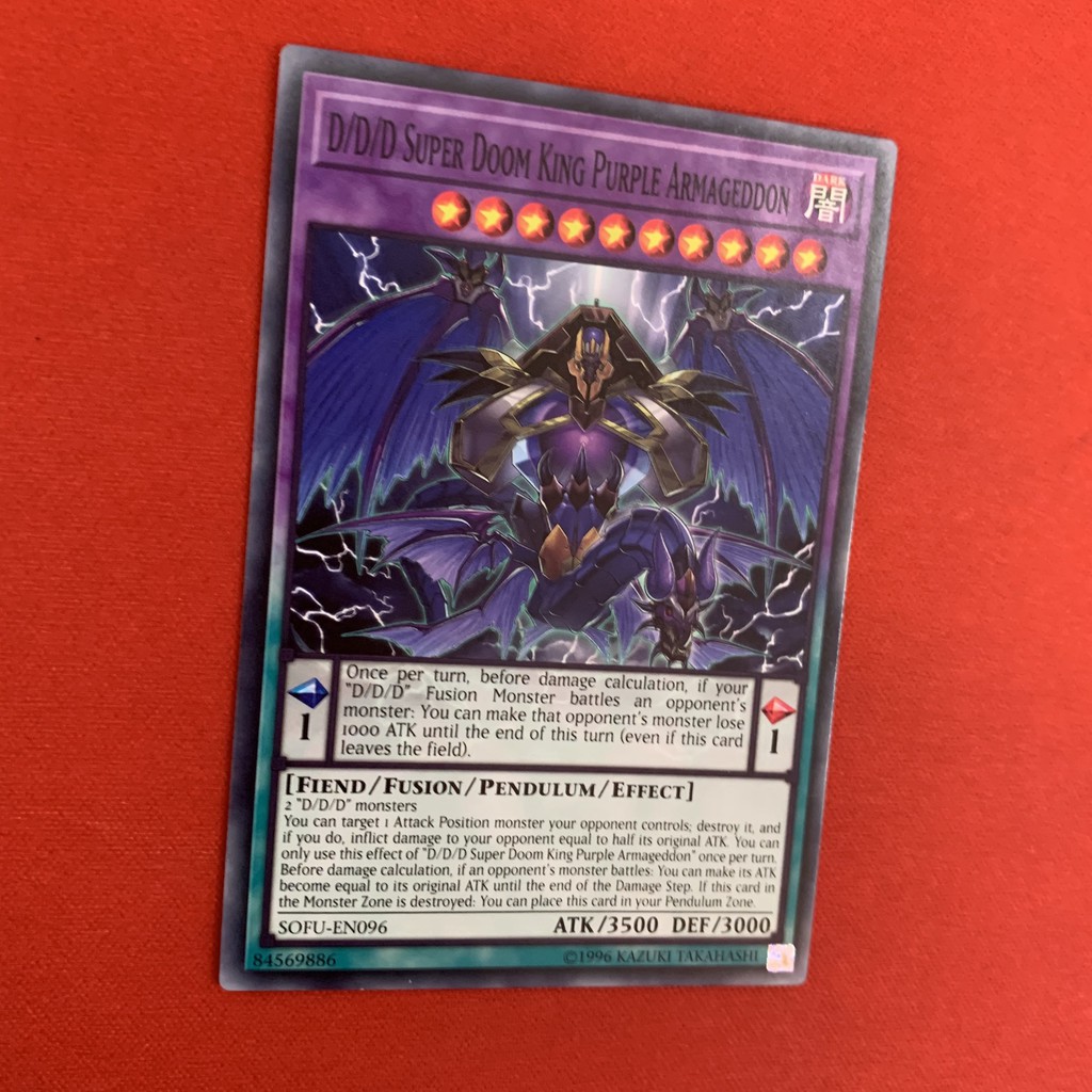 [EN][Thẻ Bài Yugioh Chính Hãng] D/D/D Super Doom King Purple Armageddon