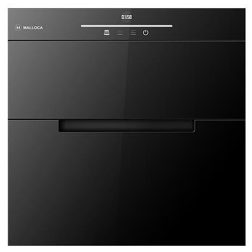 Máy Sấy Chén Dĩa Malloca MSC-1005 Âm Tủ 100L, Kích Thước 595x595x500mm, Màu Đen