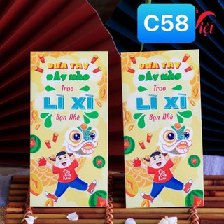 Bao lì xì siêu đẹp com bo 10 cái