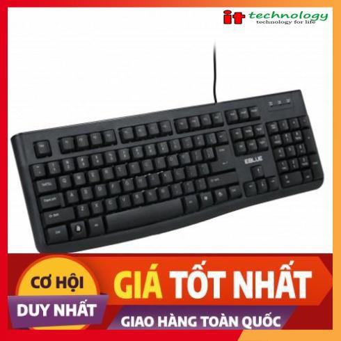 🎁 [Ảnh Thật ] Bàn Phím Văn Phòng Eblue 045BK USB  Chính Hãng