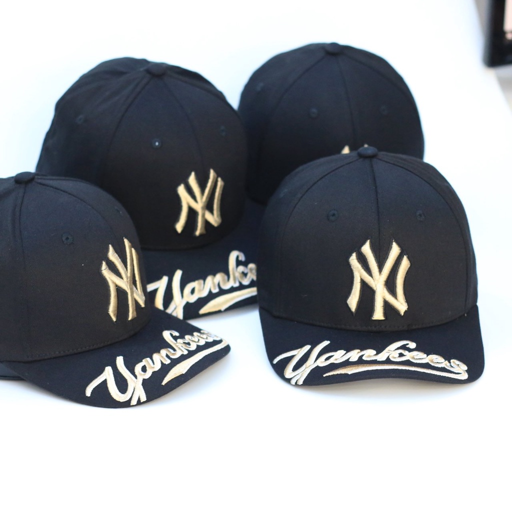 Mũ lưỡi trai MLB New York Yankee  chất liệu cotton cao cấp, freesize, phụ kiện Unisex, form đa dạng hợp thời trang