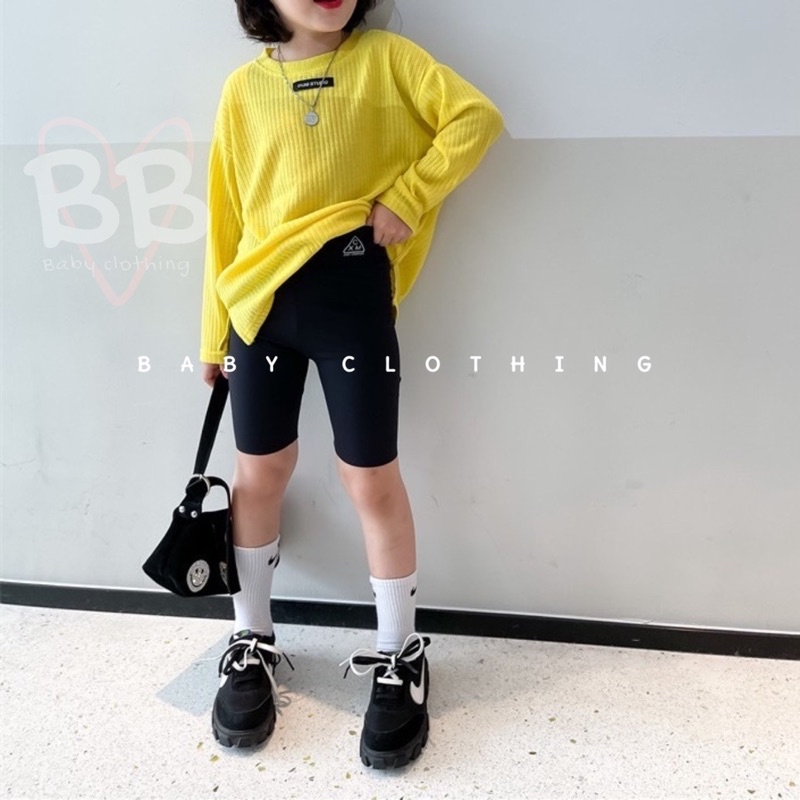 Quần legging lửng cho bé gái chất thun mát dáng thể thao cực đẹp mẫu hot nhât hè 2021 (hàng Quảng Châu cao cấp) | BigBuy360 - bigbuy360.vn