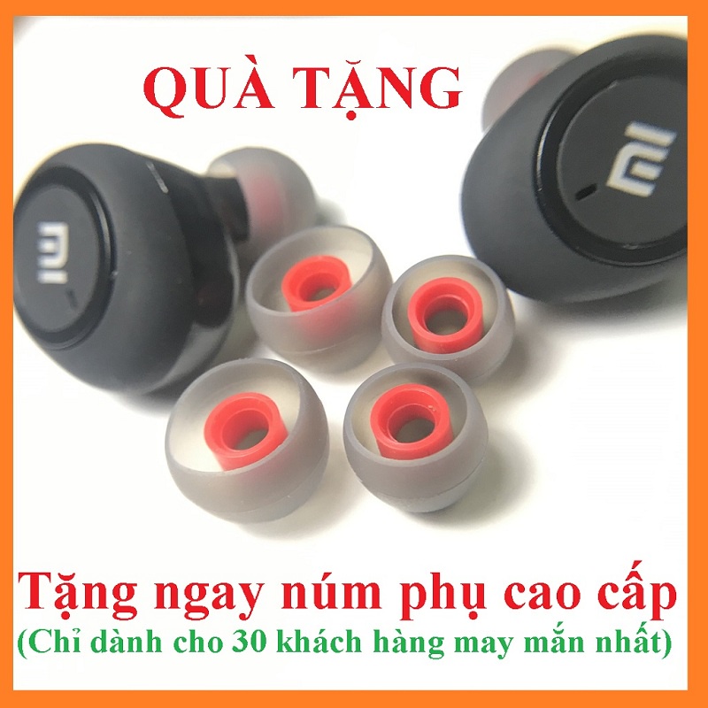 Tai nghe bluetooth - Tai Nghe Bluetooth Chính hãng Xiaomi Redmi AirDots 2 Đen 5.0 TWS kết nối cực nhanh bảo hành 6 tháng