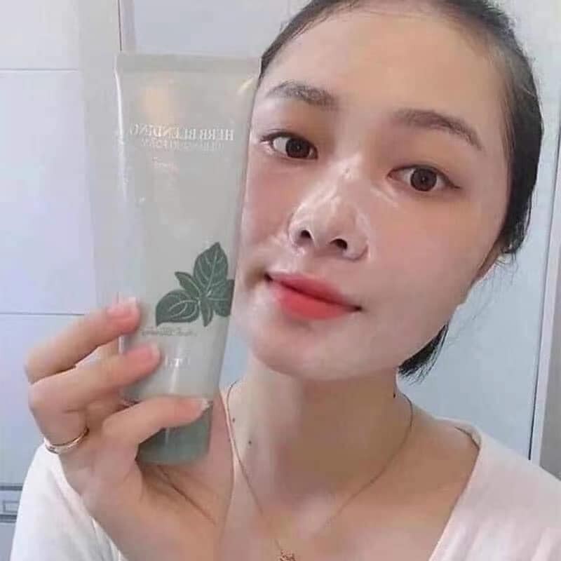 Sữa Rửa Mặt Dr Pepti Bạc Hà Herb Blending Cleansing Foam