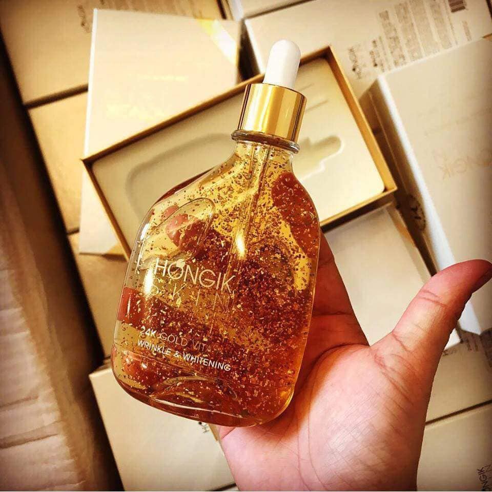 Tinh chất vàng non 24k [HONGIKSKIN] chai 100ml