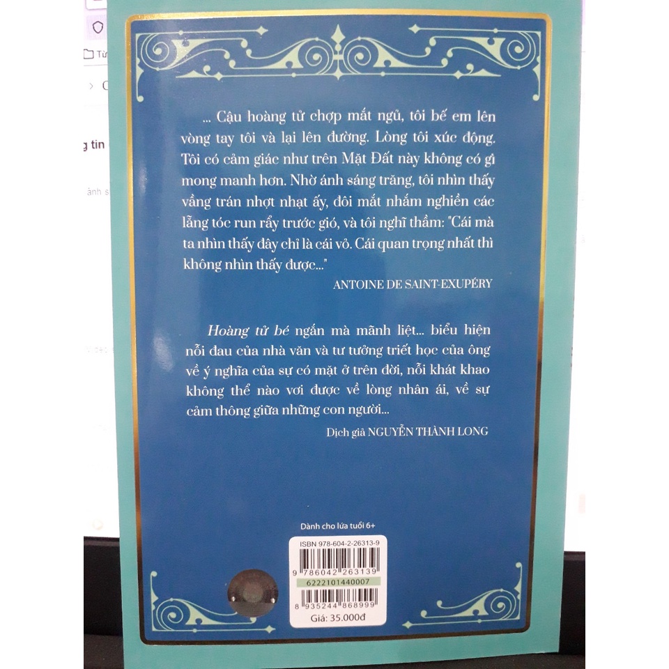 Sách - Hoàng tử bé