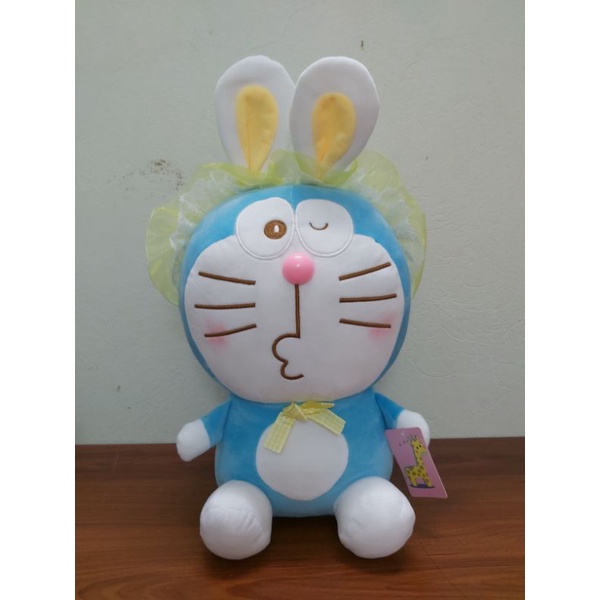 Doraemon đeo tai thỏ đáng yêu- Doraemon nhồi bông