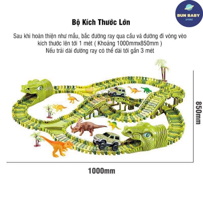 BỘ LẮP GHÉP CÔNG VIÊN KHỦNG LONG 240ct