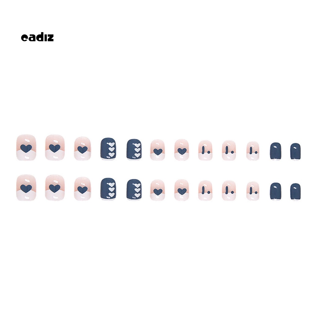 1 Bộ Móng Tay Giả Có Thể Đeo Với Keo Siêu Mỏng