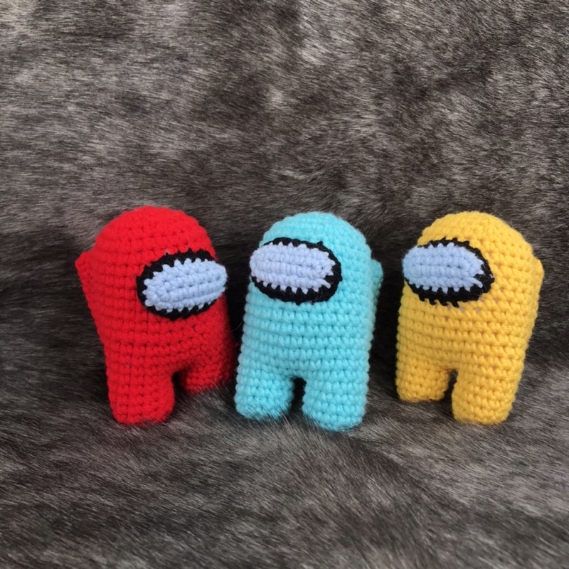 Among Us | Móc Khoá Len Among Us Handmande 11cm Siêu Cưng