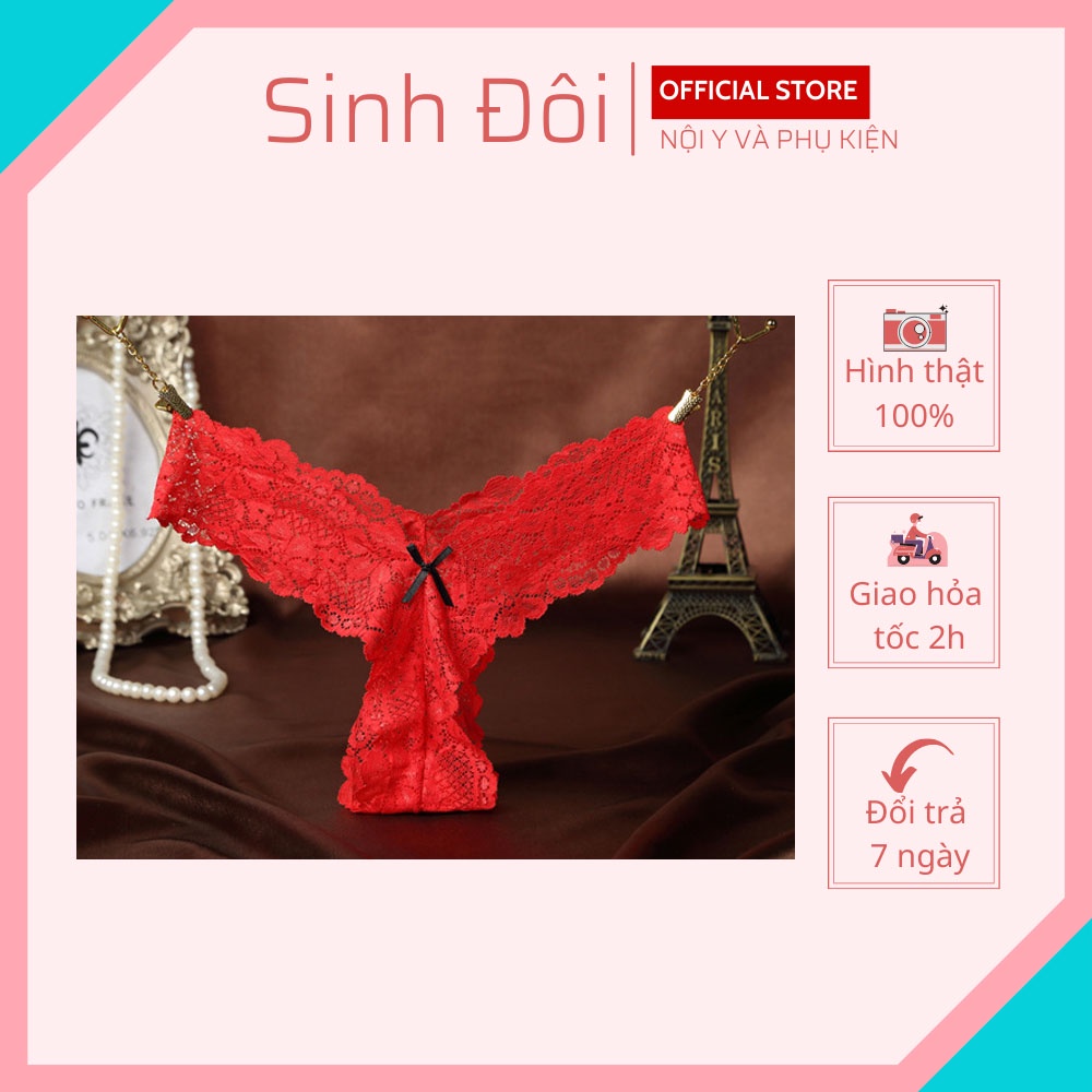 Quần lót nữ ren sexy cao cấp SD2106 mềm mại xuyên thấu gợi cảm thoáng mát từ 40kg-55kg