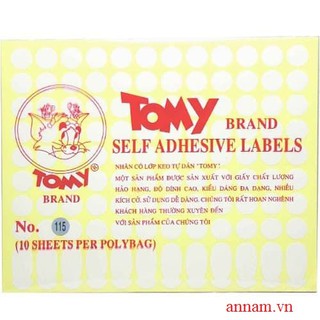 NHÃN DÁN TOMY (No.99 đến No.124)