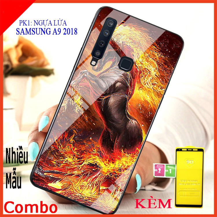 (COMBO ốp lưng )1 ốp lưng điện thoại SAMSUNG A9 2018 và 1 kính cường lực full màn hình SAMSUNG A9, Có kèm video sản phẩm