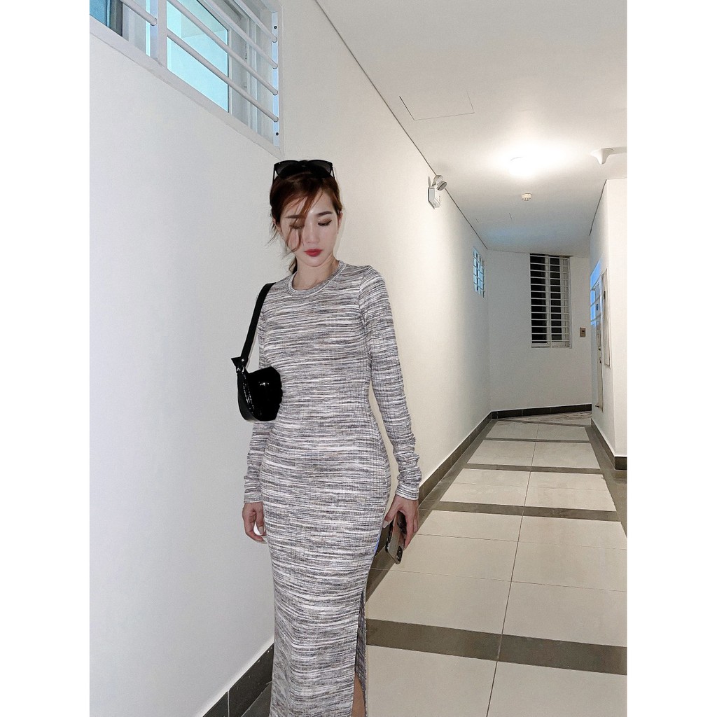Đầm body Tay Dài Xẻ Bên - YD186290 | BigBuy360 - bigbuy360.vn