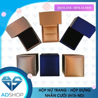 HỘP ĐỰNG NHẪN NỮ TRANG, KHUYÊN TAI, HỘP ĐỰNG NHẪN CẦU HÔN, HỘP ĐỰNG TRANG SỨC QUÀ TẶNG (H15-NĐ)