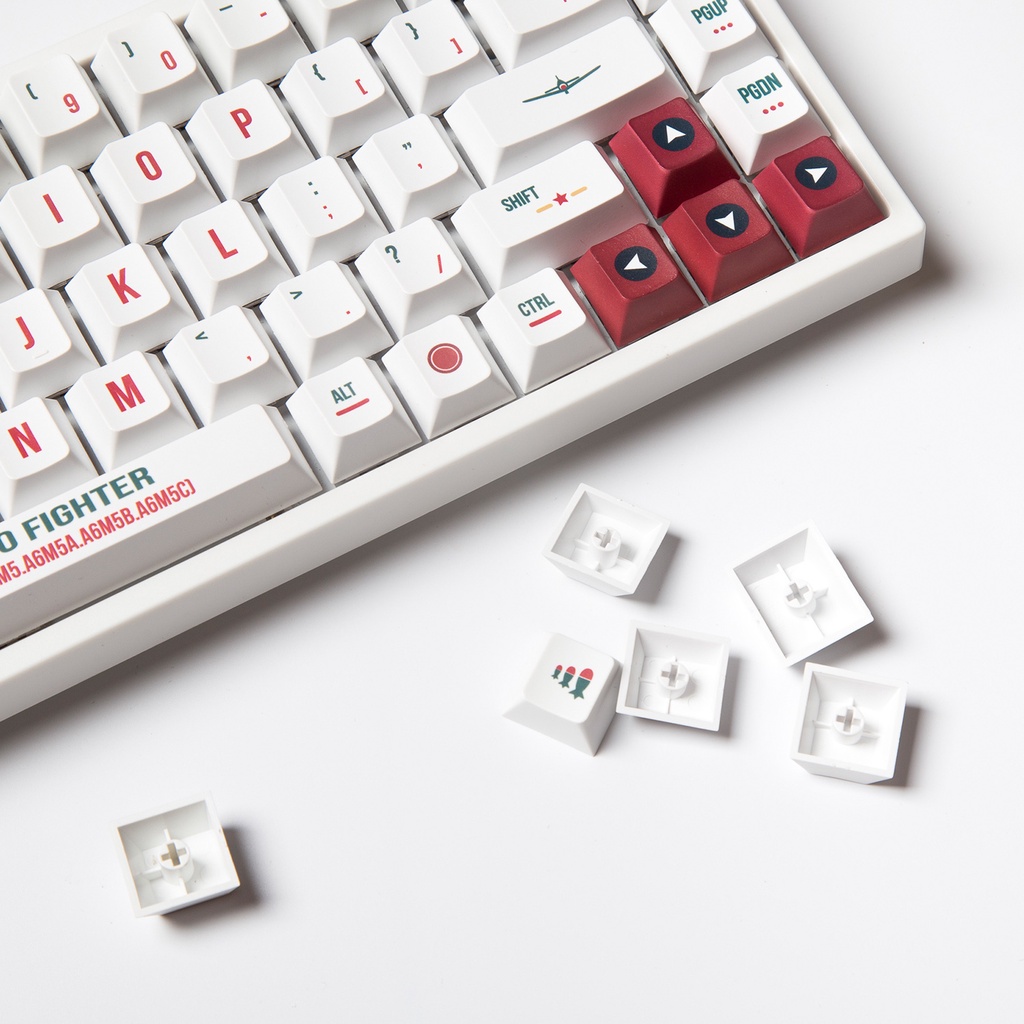 Keycap GMK Clone phi công 132 keys chất liệu pbt profile cherry dành cho bàn phím cơ