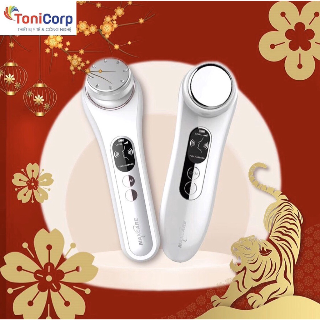 Máy Đẩy Tinh Chất Ion Nóng Lạnh Maxcare Max888 - Thiết Bị Làm Đẹp Da Mặt