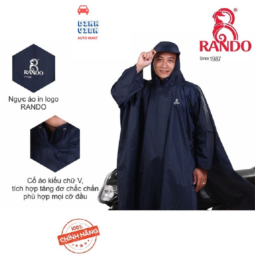 [ Cao cấp] Áo Mưa Rando Poncho Vải Best (APNS20) che chở cho người thân yêu của bạn