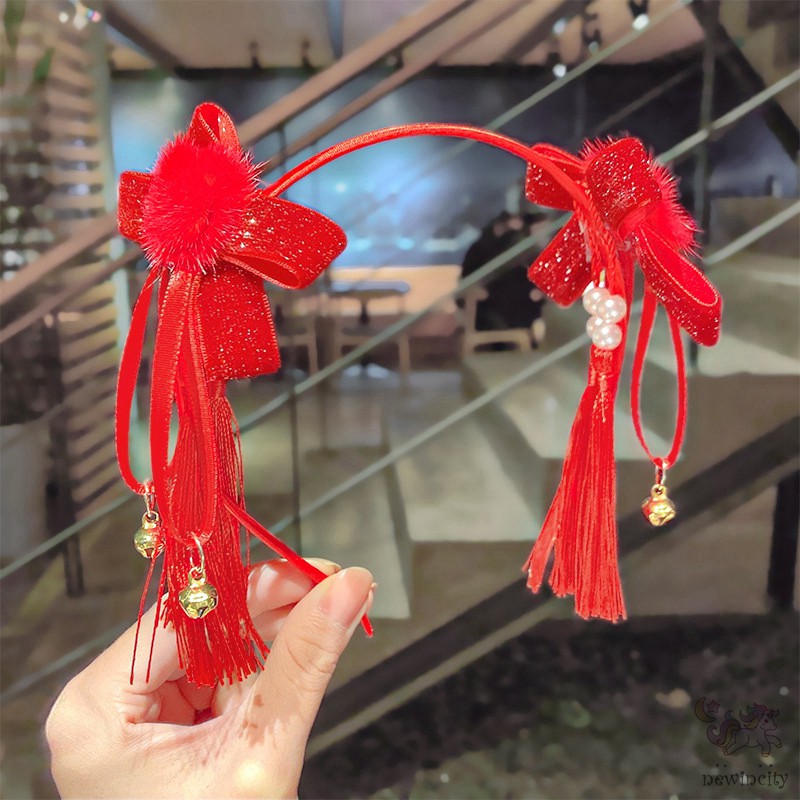 Cài Tóc Phối Nơ Dễ Thương Cho Bé Gái