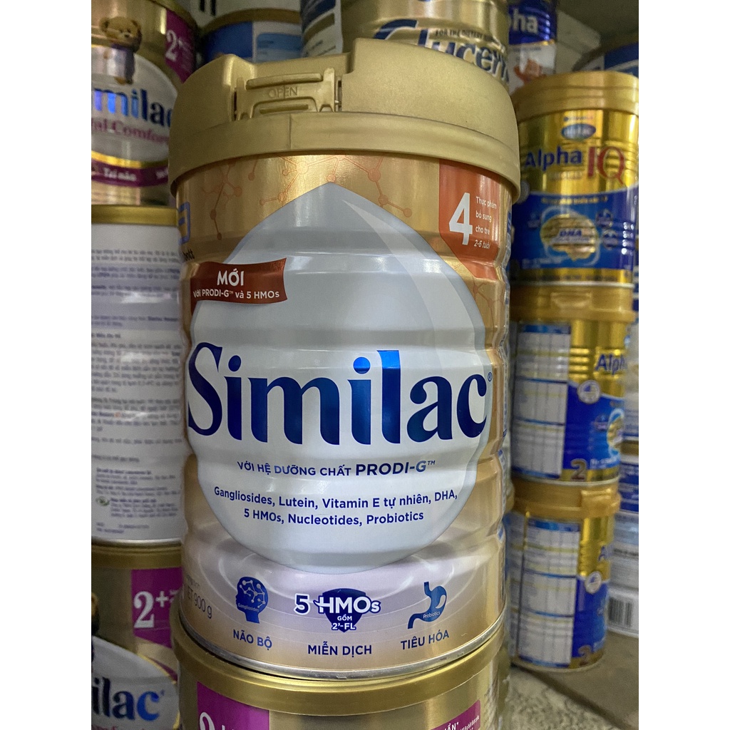 [date số 4 900g t1/24] Sữa Similac IQ 4 HMO 900gr/1KG7
