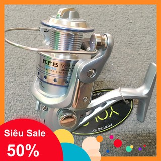 Máy câu Yolo KFB cối kim loại từ 3000 tới 6000 câu lure câu sông
