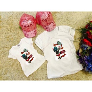 Combo 2 áo thun noel cổ tròn