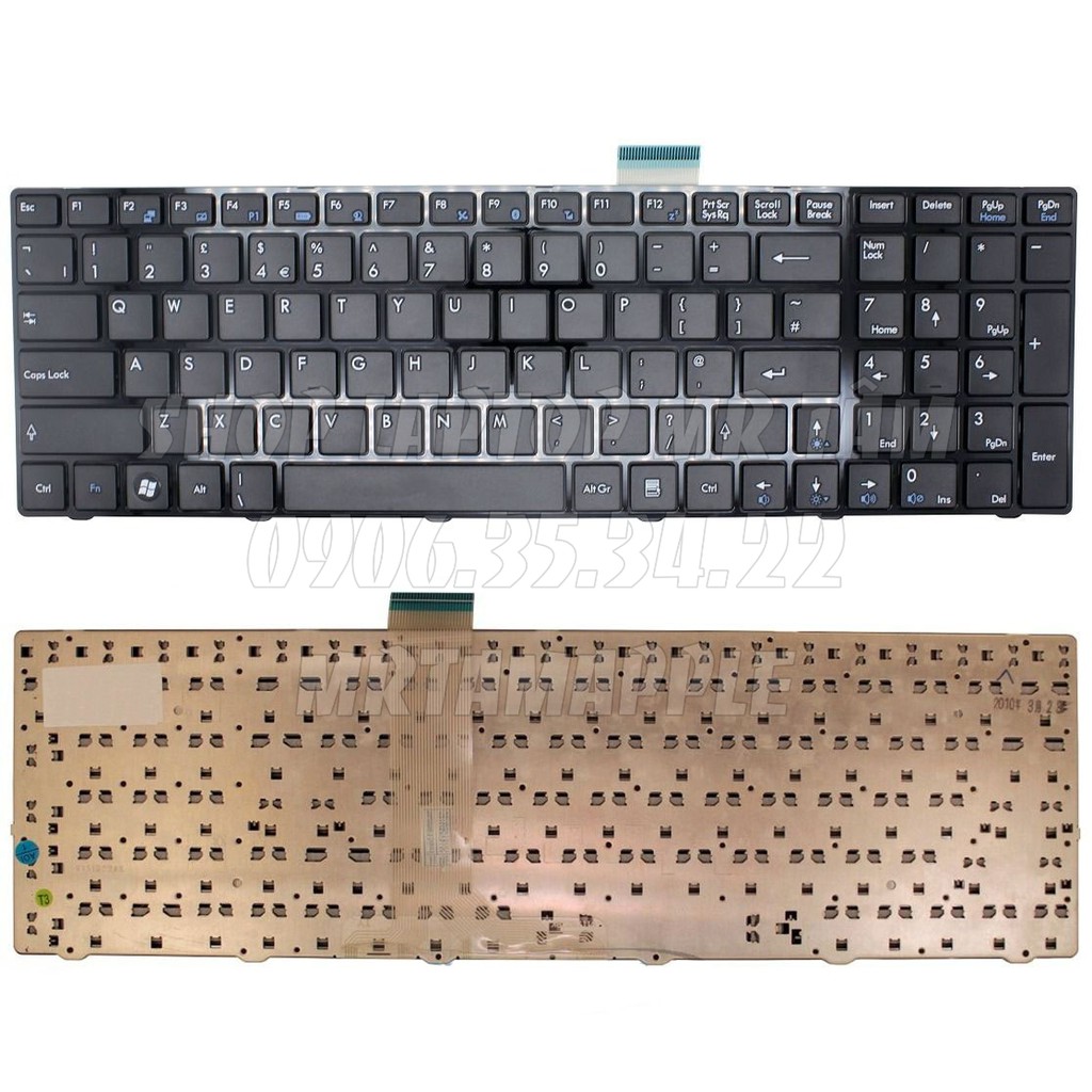 (KEYBOARD) BÀN PHÍM LAPTOP MSI CR620 dùng cho A6200 A6300 A6500 CR620 CR630 CR650 A6200 GE620 CX620 FX600 FX603 S6000