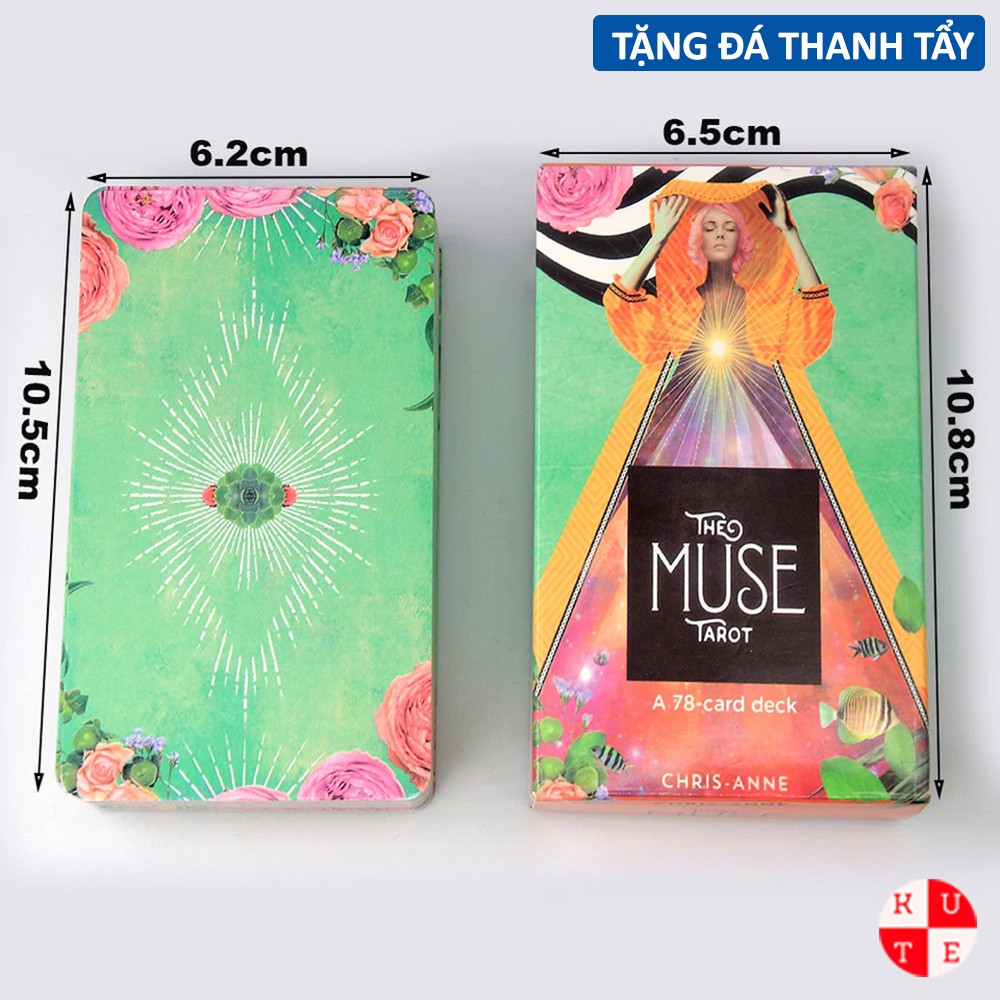 Bài Tarot The Muse 78 Lá Bài Tặng File Tiếng Anh Và Đá Thanh Tẩy C109