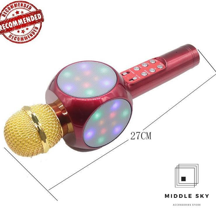 Micro Không Dây Bluetooth Có Đèn Led Rgb Ws - 1816 Q9