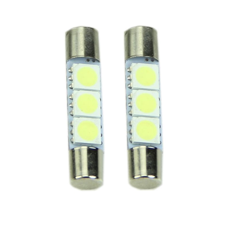 Đèn led ánh sáng trắng T6 5050 31MM 3-SMD cho xe ô tô