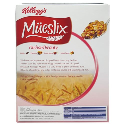 Ngũ cốc dinh dưỡng Kellogg’s Mueslix Orchard Beauty hộp 45g