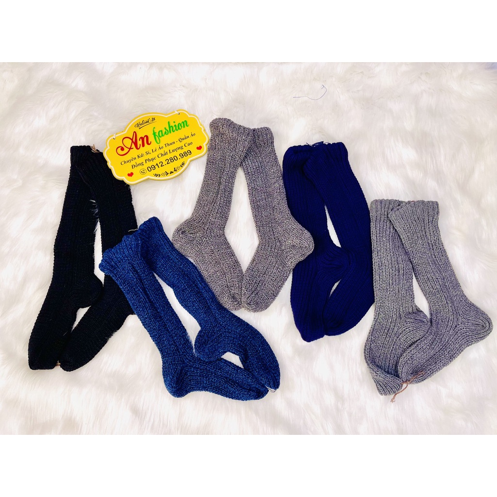 Tất len, Vớ len siêu dày siêu ấm dùng mang trong kho lạnh âm 25 độ
