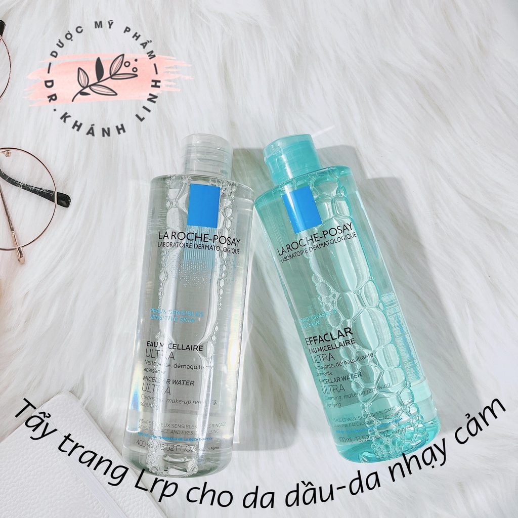 (NHẬP KHẨU) Nước Tẩy Trang La Roche-Posay 400ml Cho Da Dầu, Da Nhạy Cảm