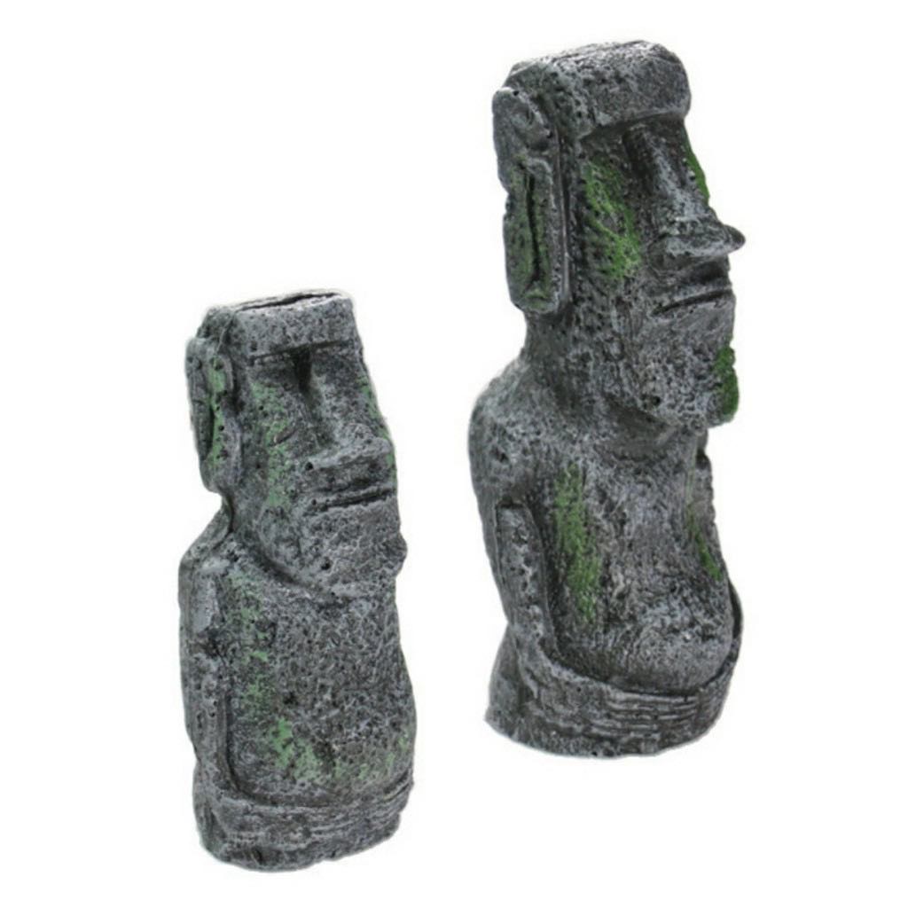 Tượng MOAI Đầu Người Trên Đảo Phục Sinh, Trang Trí Hồ Cá Tép, Thuỷ Sinh
