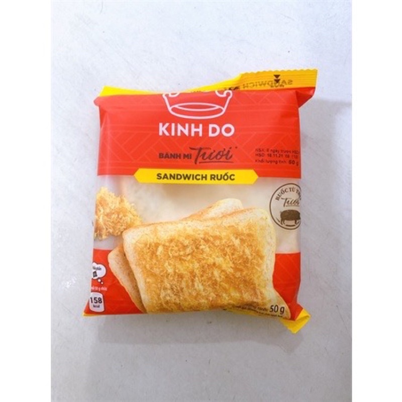 COMBO 10 CÁI BÁNH MÌ TƯƠI SANDWICH RUỐC KINH ĐÔ HSD 7-9 NGÀY