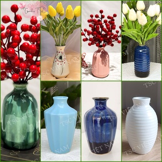 Lọ hoa sứ mini để bàn - Bình hoa Bát Tràng - Hơn 20 mẫu đa dạng - Phần 3