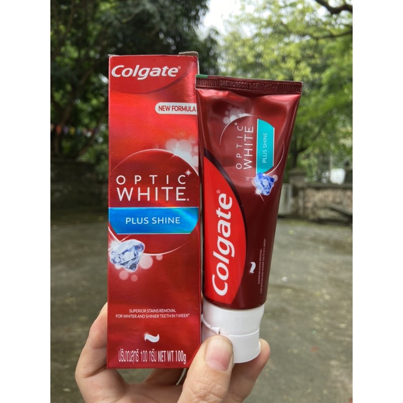 KEM ĐÁNH RĂNG COLGATE OPTIC WHITE PLUS SHINE 100g