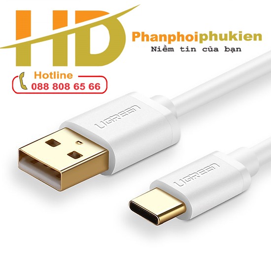 Cáp USB Type-C to USB Ugreen 30163 dài 25cm