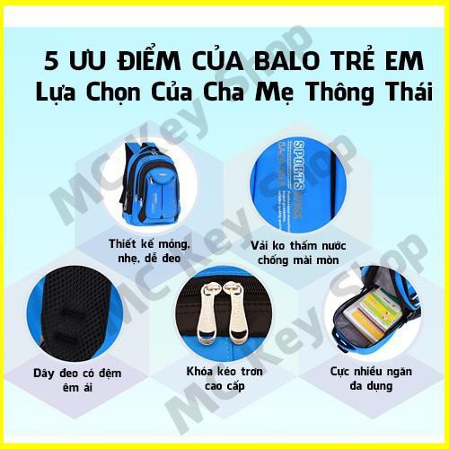 Balo Học Sinh Tiểu Học Cấp 1, Cặp Cho Bé Trai Bé Gái Nam Nữ Thời Trang Đi Học Trung Học Giá Rẻ Đựng Đồ MC Key Shop