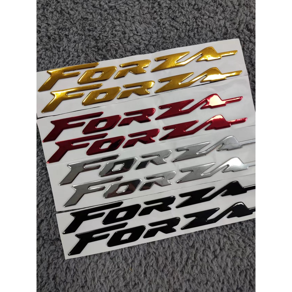 Biểu tượng Honda Forza cho 150 250 300 350 750 Biểu tượng xe máy 3D PVC mềm