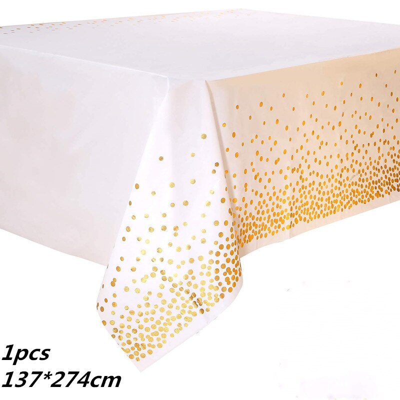 Bộ Dụng Cụ Bàn Ăn Và Cốc Giấy Dùng Một Lần 137*274cm Trang Trí Tiệc Sinh Nhật Cho Bé